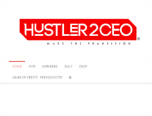 Tablet Screenshot of hustler2ceo.com
